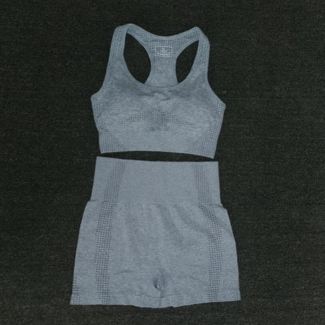 Women  Seamless yoga Suits set