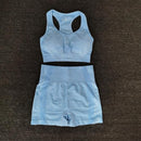 Women  Seamless yoga Suits set