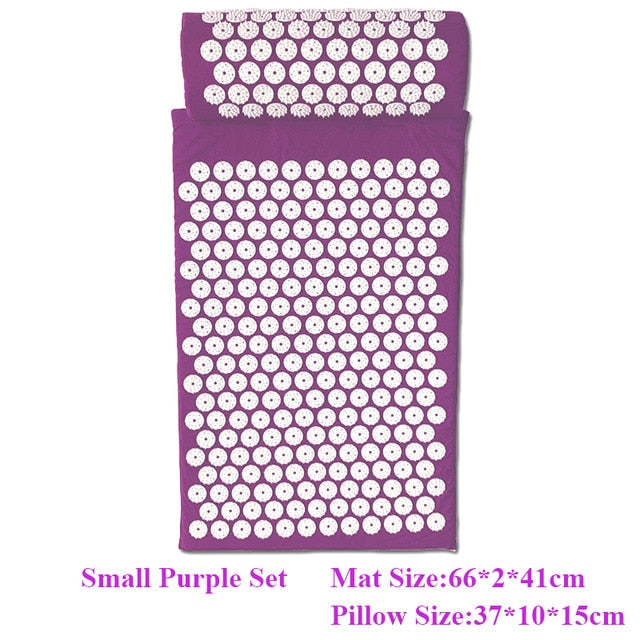 Massage Cushion Yoga Acupressure Mat and Pillow