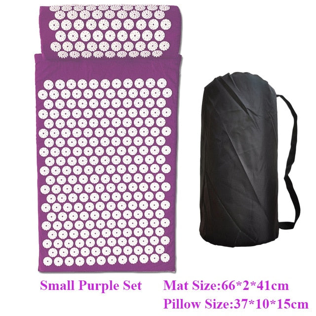 Massage Cushion Yoga Acupressure Mat and Pillow
