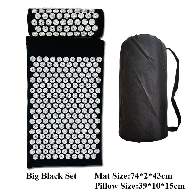 Massage Cushion Yoga Acupressure Mat and Pillow