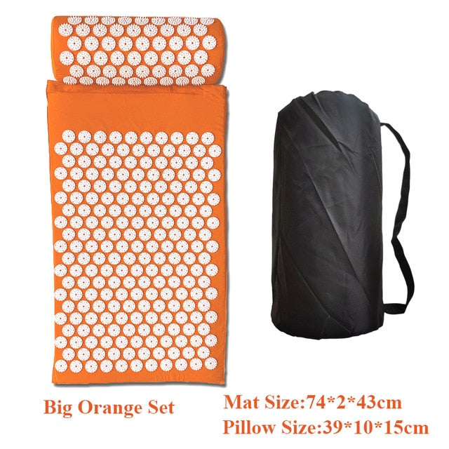 Massage Cushion Yoga Acupressure Mat and Pillow