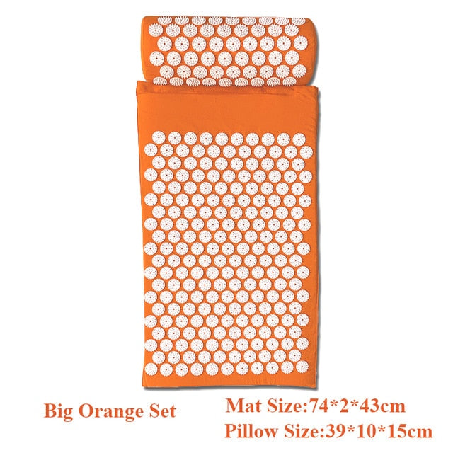 Massage Cushion Yoga Acupressure Mat and Pillow