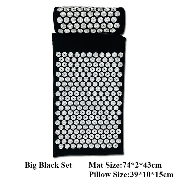 Massage Cushion Yoga Acupressure Mat and Pillow